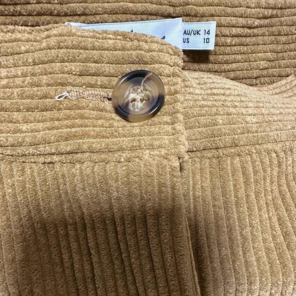 NWT Petal & Pup Talaren Pant in Tan Corduroy Size 10 - Picture 6 of 9